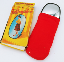 Vintage Full Length travel Mirror purse Chadwick-Miller Inc Original Box... - $18.99