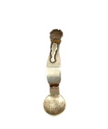 Vintage Sterling Silver baby hand Feeding spoon - $2,810.88 MXN