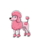 Poodle Kiss-Cut Stickers - $8.46 CAD