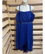 Sweet Storm Blue High Low Cocktail Dress Woman&#39;s Size 20W - $454.68 MXN