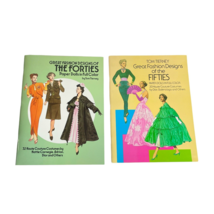 Lot 2 Tom Tierney Great Fashion Designs of Fifties &amp; The Forties NEW - $16.00
