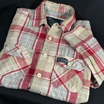Superdry Plaid Shirt Mens Medium Long Sleeve Casual Button-Up Workwear K... - $559.59 MXN