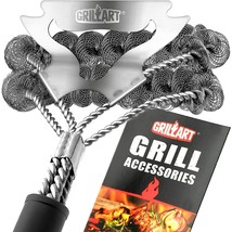 Grill Brush For Outdoor Grill Bristle Free - Safe Bbq Grill Cleaner Brush - 17&quot;  - £31.26 GBP