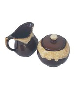 Vtg Roseville Robinson Ransbottom Pottery RRP Brown Drip Glaze Crock Set... - €41,18 EUR