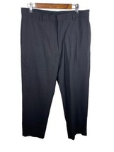 Banana Republic Dress Pants Size 35x30 Gavin Trouser Charcoal Gray Wool ... - £29.61 GBP