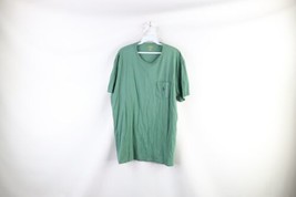 Vintage Ralph Lauren Mens XL Faded Short Sleeve Pocket T-Shirt Green Cotton - £19.43 GBP
