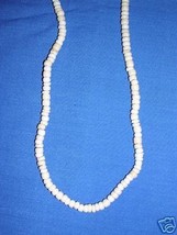 NEW STRAND NATURAL OFF WHITE COLOR WOOD COCO BEADED STRING JEWELRY 18&quot; N... - $110.06 MXN