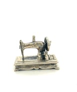 Vintage Signed Sterling Silver Italian Sewing Machine Miniature Figure D... - £66.48 GBP