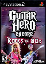PlayStation 2 - Guitar Hero, Encore Rocks The 80&#39;s - £6.39 GBP
