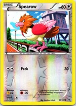 Pokémon TCG Spearow Roaring Skies 65/108 1st Edition Reverse Holo Common... - $2.00