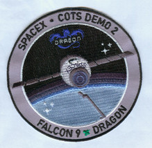 Iss expedition 31 spacex cots demo 2 falcon 9 dragon space embroidered patch thumb200