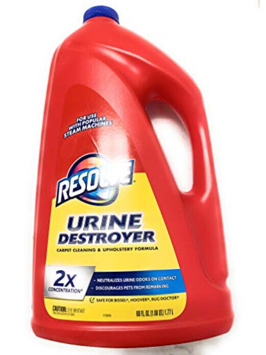 Resolve Urine Destroyer 2X Concentrate Carpet Cleaner, 60 Fl. Oz. Bottle - £31.93 GBP