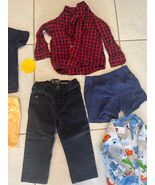 Baby Boy Clothes Lot 12-24M / 1-2T Mixed Brands Shirt Jeans Fleece Romper - $523.35 MXN