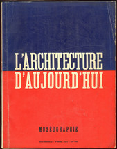 1938 L&#39;Architecture D&#39;aujourd&#39;hui  Architecture Today France Museums - £93.99 GBP