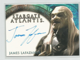 JAMES LAFAZANOS STARGATE ATLANTIS SEASON 2: MALE WRAITH CERTIFIED AUTOGRAPH - £9.60 GBP