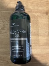 Aloe vera Gel from 100% Pure Organic Aloe W Tea Tree Oil 16.9 fl oz EXP 10/25 - £19.84 GBP