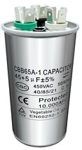 Cbb65 45+5Uf 45/5 Mfd Dual Run Start Capacitor 45+5 45 5 For Hvac And Ac - £24.37 GBP