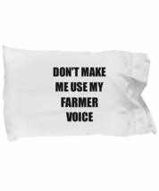 EzGift Farmer Pillowcase Coworker Gift Idea Funny Gag for Job Pillow Cover Case  - £17.10 GBP