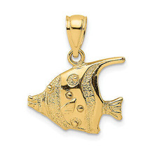 10k Polished Fish Charm 10K7425 - £124.75 GBP