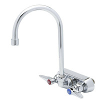 T&amp;S B-1146 Workboard Faucet 4&quot; Wall Mount 132X Swivel Gooseneck 0.5GPM VR Outlet - £125.71 GBP