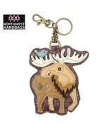 MOOSE WILDLIFE KEY FOB COIN PURSE KEYCHAIN CHALA - $339.09 MXN