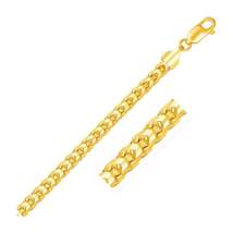 5.0mm 14k Yellow Gold Solid Diamond Cut Round Franco Chain - £4,046.56 GBP