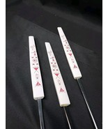 1950s Mid Century BBQ GRILLING UTENSIL Skewer Fork Spatula Pink Red Vintage - $444.00 MXN