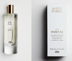 Zara Women Amber Fusion Eau De Parfum Woman 80ml 2.71 oz New - $39.90