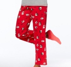 HUE Womens Printed Pajama Pants,1-Piece Size X-Large Color Red - £35.04 GBP