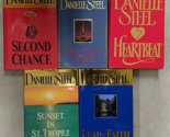 Danielle Steel Hardcover Lot Heartbeat Second Chance Leap of Faith x5 - $24.74