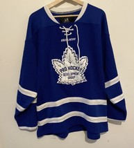Hombres Lrg Toronto Maple Leafs Pro Hockey Desarrollo #3 Cordones Bauer Camiseta - £29.36 GBP