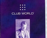 British Airways In Flight Entertainment Guide Club World 1990&#39;s - $21.78
