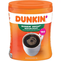 Dunkin&#39; Donuts Decaffeinated Ground Coffee, Medium Roast (45 Oz.) - $35.85