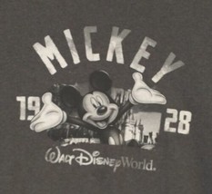 Mickey 1928 Walt Disney World Shirt Size Medium Gray - $14.46