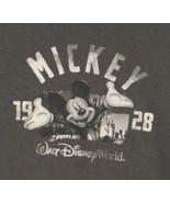 Mickey 1928 Walt Disney World Shirt Size Medium Gray - £11.38 GBP