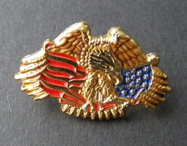 Usa United States American Eagle Flag Lapel Pin Badge 1.1 Inches - £4.42 GBP