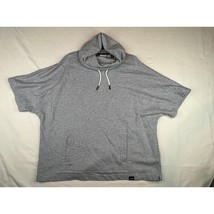 LL Bean Sweatshirt Womens Small/Medium Gray Short Sleeve Cozy Pullover C... - £18.16 GBP