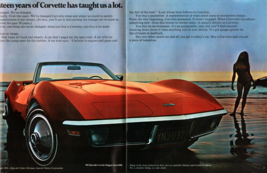 1971 Chevrolet Corvette Stingray Sales Brochure SEXY NOSTALGIC - $23.18