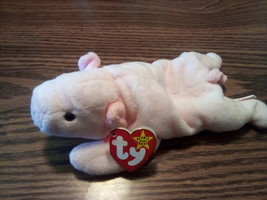Ty 4005 Beanie Babies Squealer The Pig 8 inch Plush Toy - Pink - $9.89
