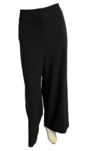 Ann Taylor LOFT Women&#39;s Wide Leg Dress Pants Size 12 Black - £22.77 GBP