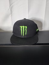 Monster Energy Drink Hat Cap Black Snap Back New Era 9 Fifty Baseball - $49.99