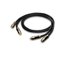 Oehlbach XXL BLACK Connection Master NF Audio RCA Cable 1.00 m Black  - $627.00