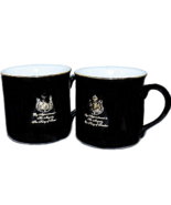 Discontinued Set of Two (2) Black Gevalia Kaffe King of Sweden Warrant G... - £30.01 GBP