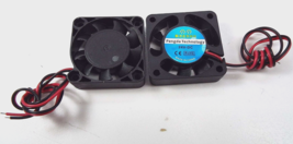 x2 24V DC BOX COOLING FAN 40X40X1OMM BRUSHLESS QUIET 280 mm FLYING LEADS... - £3.92 GBP