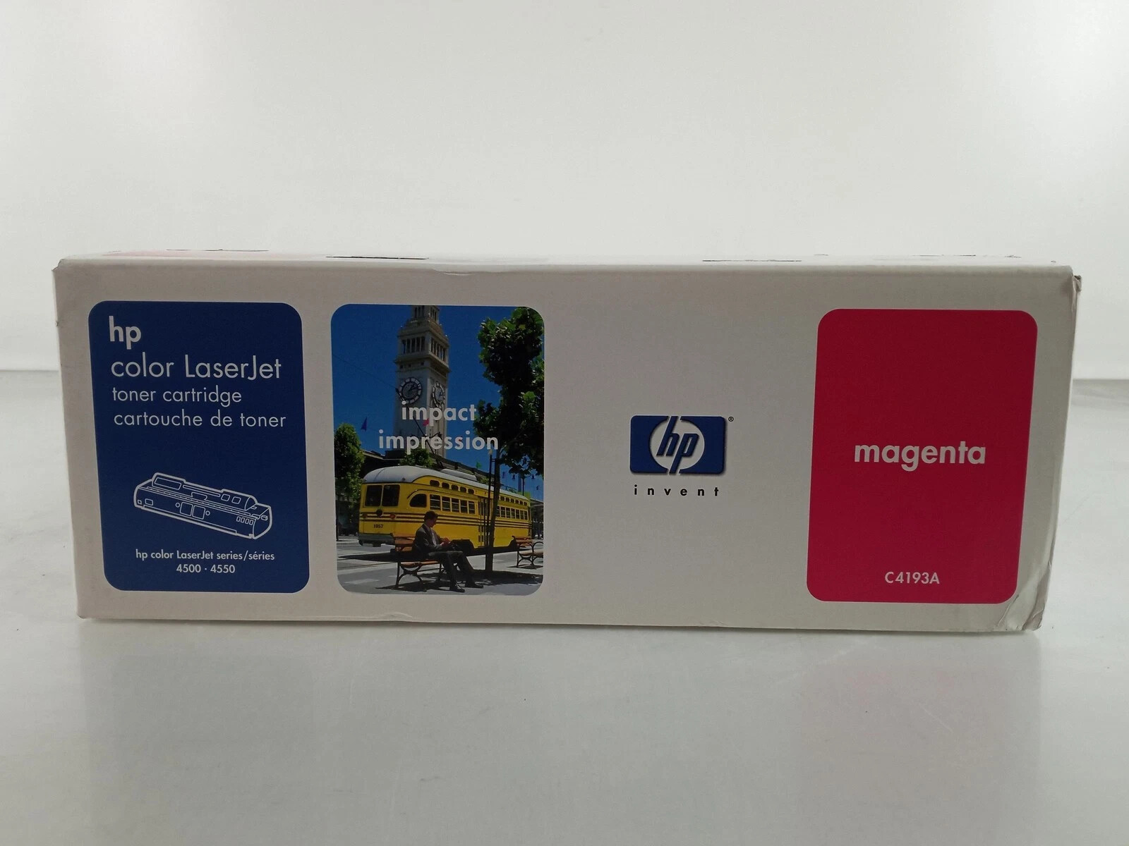 New/OPEN BOX HP C4193A Magenta Toner Cartridge For LaserJet 4500 - $13.99