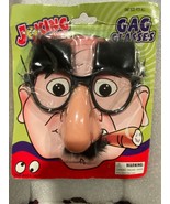 Joking Around Gag Glasses w/Eyebrows/Nose &amp; Mustache Costume Accessory *... - $9.99
