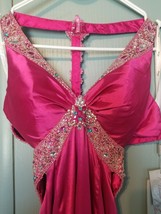 Riva Designs Style 8449 Lipstick Halter T-Back  Ball Gown Prom Dress Siz... - £84.82 GBP