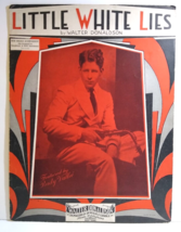 Walter Donaldson Little White Lies Sheet Music 1930 Rudy Vallee Manning ... - $12.95
