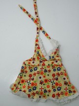 American Girl 18&quot; Doll Julie&#39;s Swimsuit dress top ONLY yellow floral ret... - $14.84