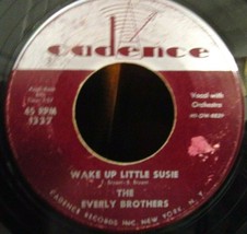 The Everly Brothers-Wake Up Little Susie / Maybe Tomorrow-45rpm-1957-VG+ - £7.91 GBP